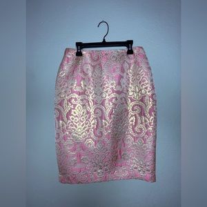 Pink and Gold skirt